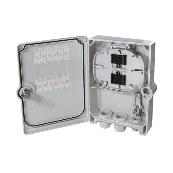 Fiber Empty Termination box, max. 24 fibres, 6x LC/QD or SC/DX | B2C