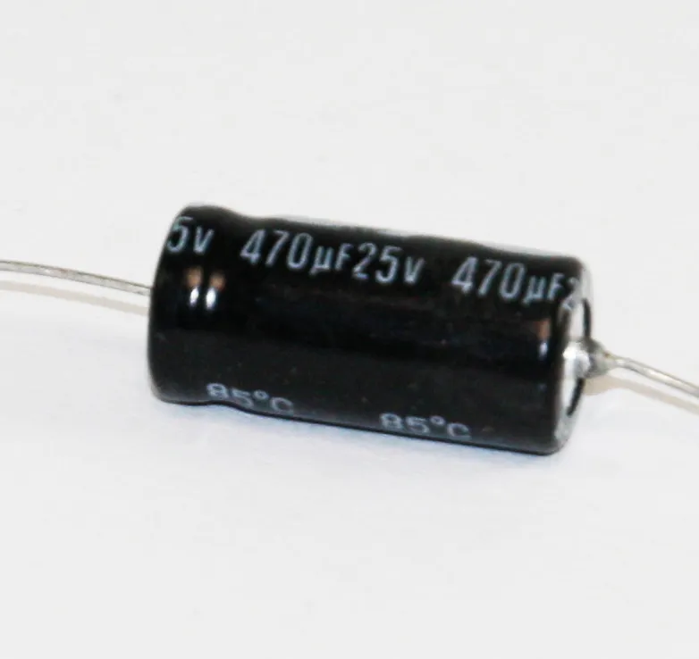 [150790] 470µF 25V 10x22 axial elektrolytkondensator