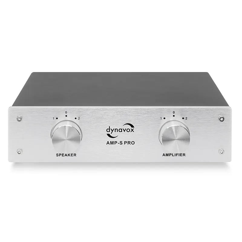 [150873] DYNAVOX Højttaler Switchbox AMP-S PRO, sølv