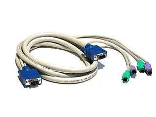 [151094] KVM-kabel VGA + 2 x PS/2, 1,8 meter