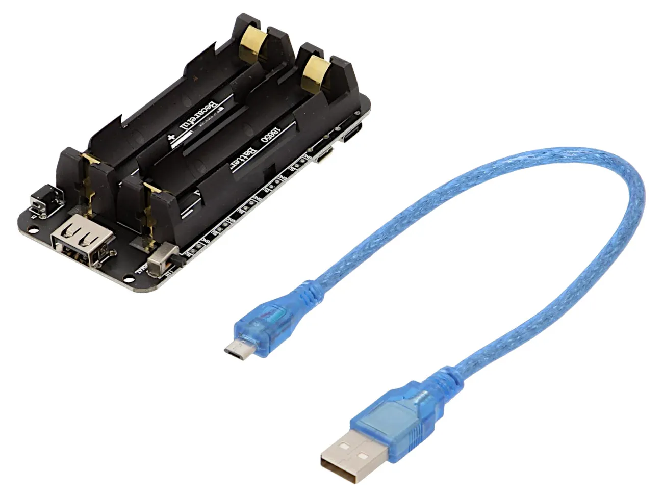 [151196] 2-way 18650 battery holder V3 development board compatible with overcharge protection
