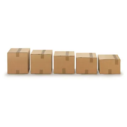 [151223] PapKasse, Variabel Højde 25x25x10-20cm 20 stk