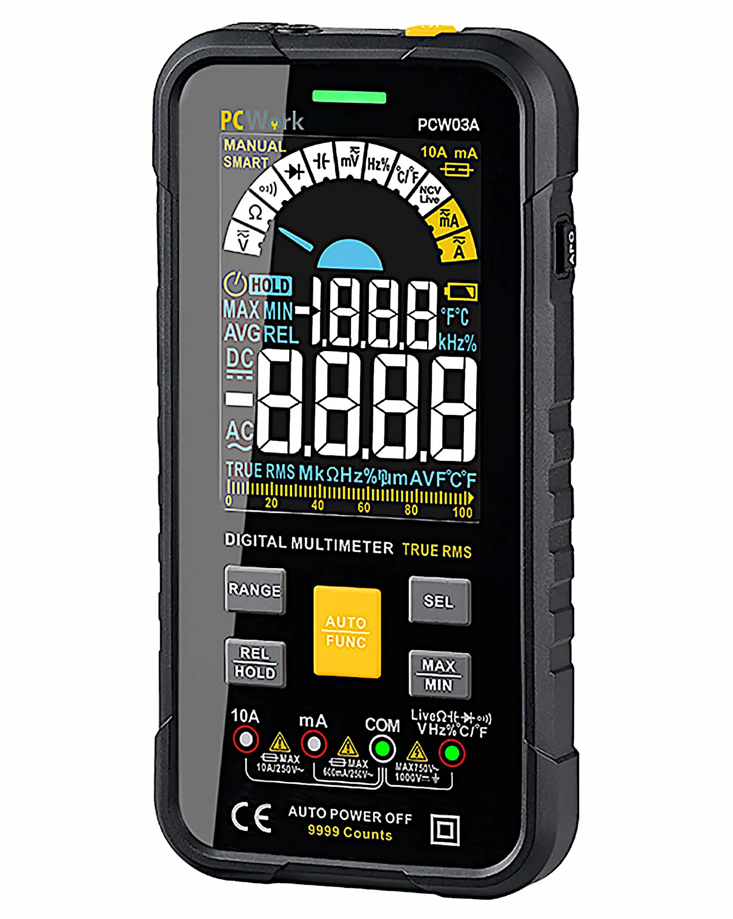 [151239] PCWork PCW03A Digital Multimeter, True RMS