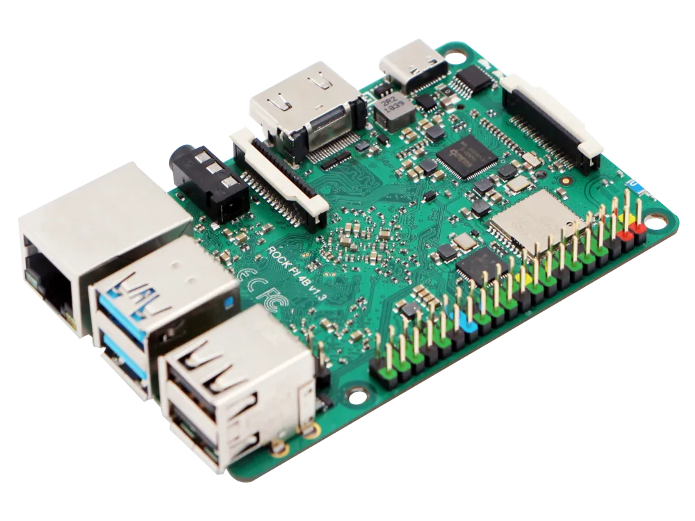 [151321] ROCK Pi 4 B Single Board Computer (SBC)