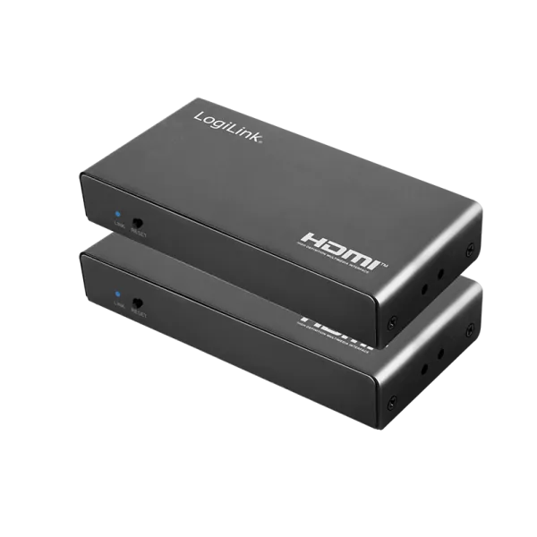 [151363] HDMI extender set over LAN, KVM, 2x USB-A, 1080p, HDCP, IR, loop out