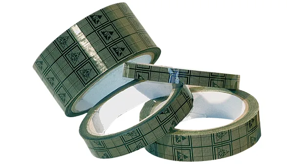 [151694] Antistatisk tape, 12mmx36m, sort/grå
