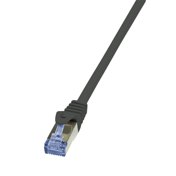 [151926] Patch cable PrimeLine, Cat.7 raw cable, S/FTP, black, 1.5 m