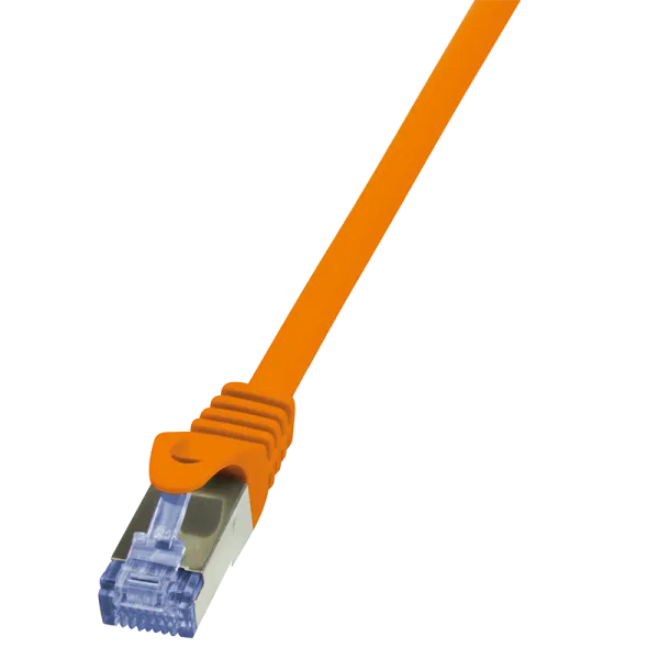 [151965] Patch cable PrimeLine, Cat.6A, S/FTP, orange, 0.5 m
