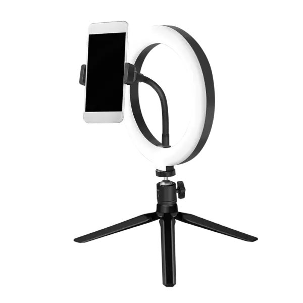 [152831] Ringlys med stativ og controller, Ø 20 cm