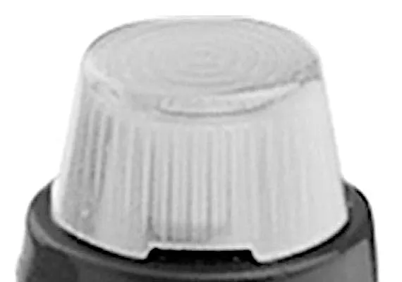 [153011] Indikatorlampeglas HVID for W2x4.6d lampefatning