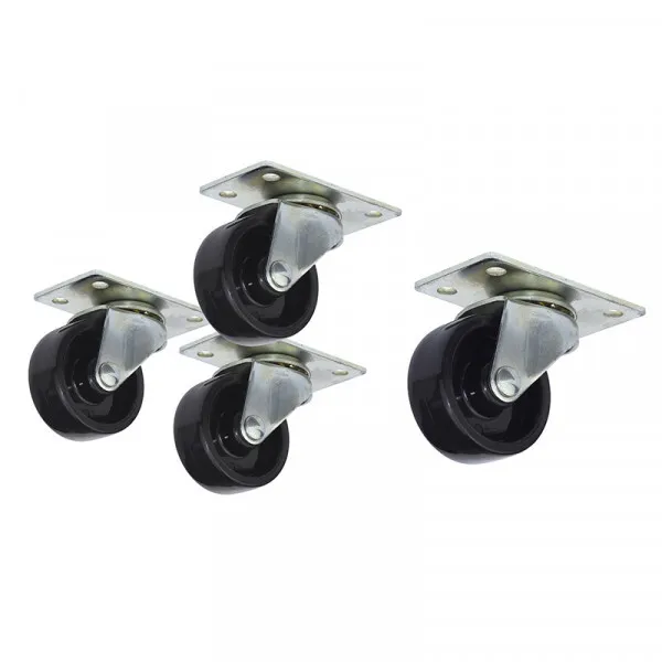 [153014] Transportkassehjul, sæt med 4 stk. Ø: 52 x 20mm