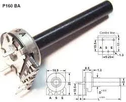 [153245] Potentiometer 20/6 Lin 10K