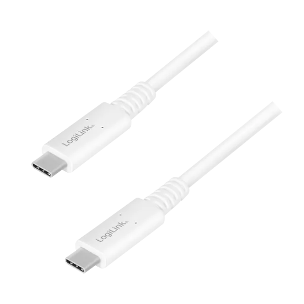 [153323] USB-C, 4 Gen, 3x2, 0.8m, hvid
