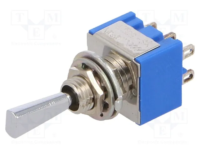 Toggle Switch 2-pol Moment ON/OFF/(ON) MIYAMA FLAD KNEBEL | B2C