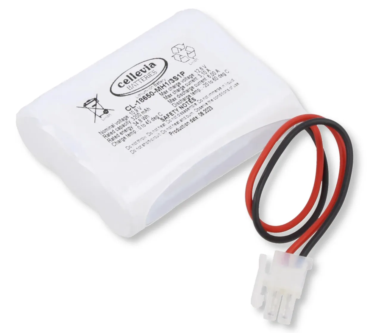 [153392] LI-ION Accu 10,89V (3x3.7V) 3200MAh