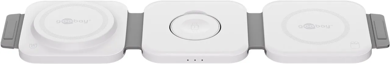 [153932] 3in1 trådløs oplader, foldbar, 15 W