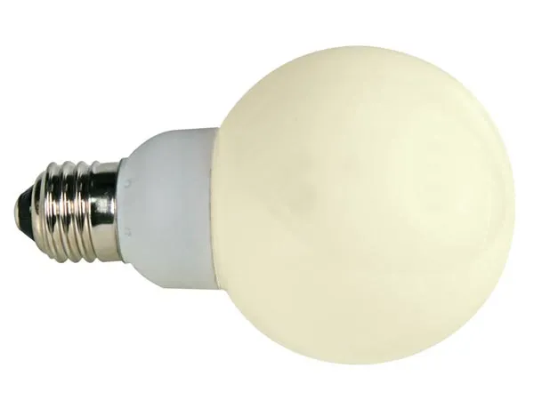 [154034] LED-lampe, Varm Hvid 1W E27