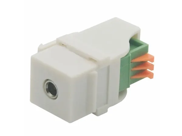 [154372] Keystone In-Line Coupler Stereo Jack 3.5mm female -klemme