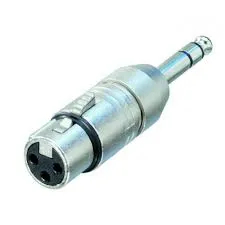 [154451] Adapter XLR HUN - 6,3 Jack Stereo HAN
