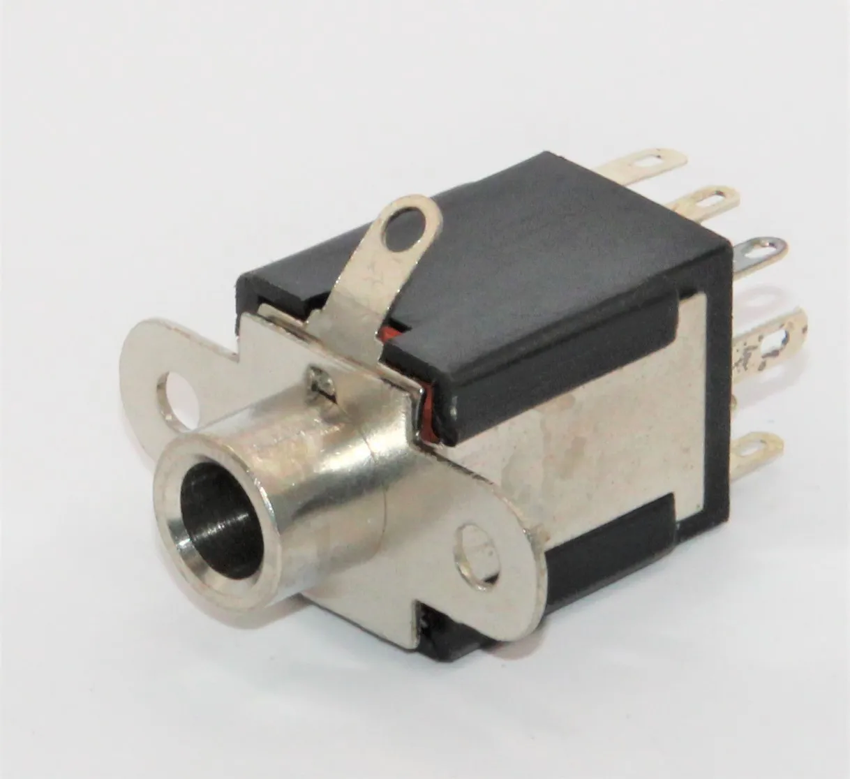 [154595] 6.35mm stereo chassis socket med afbryder