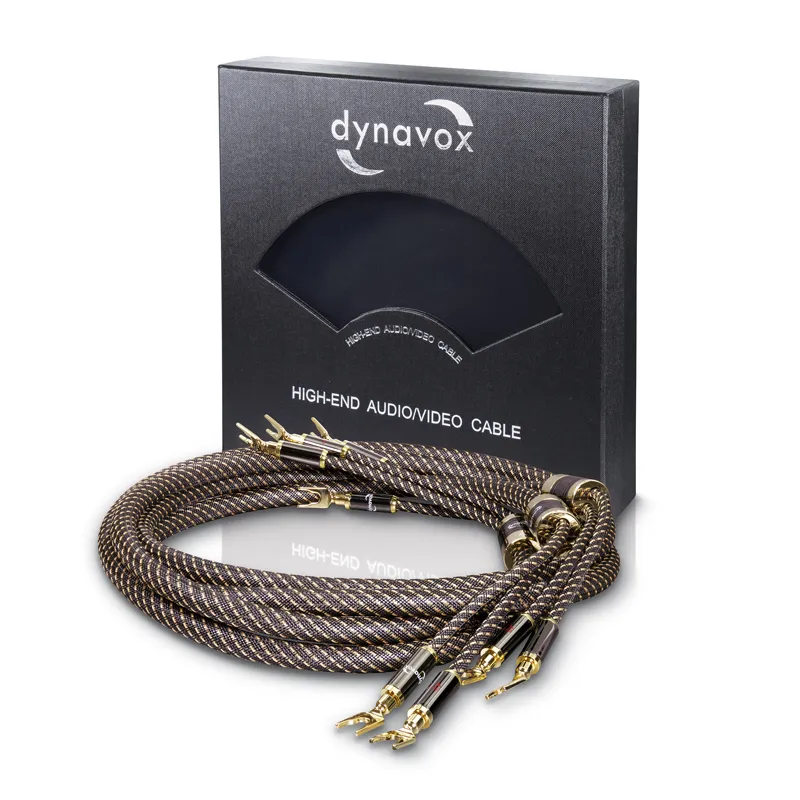 [154644] DYNAVOX Højttalerkabel Black Line, 2 x 3 meter