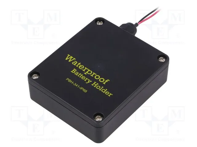 [154846] Batteriholder 4 x AA lukket Vandtæt (IP68)