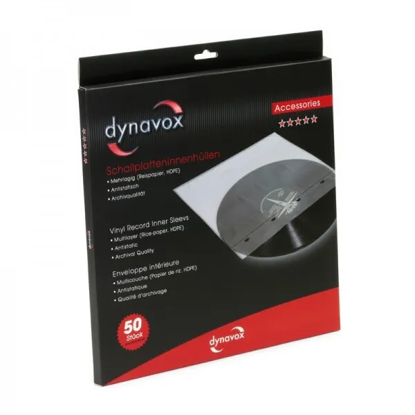 [155003] DYNAVOX "Inder"-Sleeves til LP-plader 50 stk.