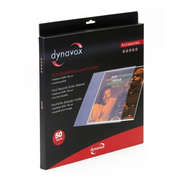 [155004] DYNAVOX "Yder"-Sleeves til LP-plader 50 stk.