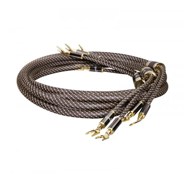 [155085] DYNAVOX Højttalerkabel Black Line, 2 x 2 meter