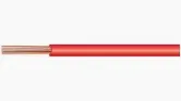 [155157] Silikonekabel, 0,75mm², rød