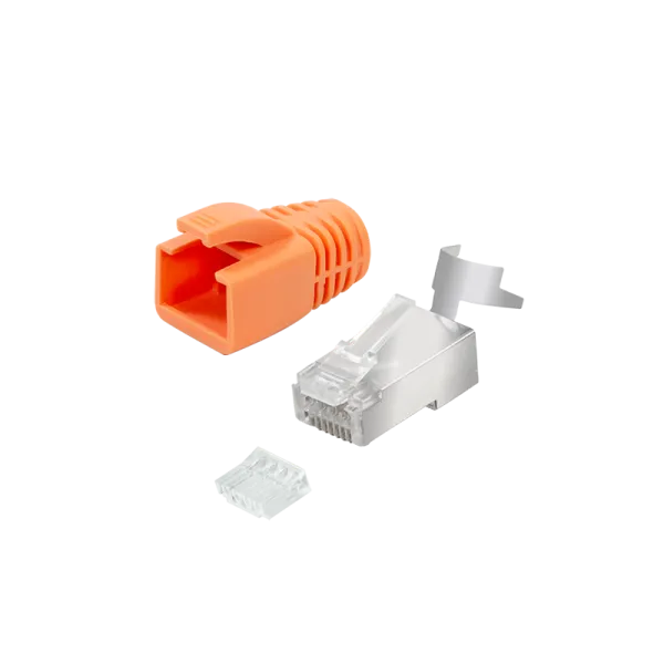 [155296] Cat.6A RJ45 modulære stik til Cat.6A & Cat.7 installationskabler, pakke med 10 stk.