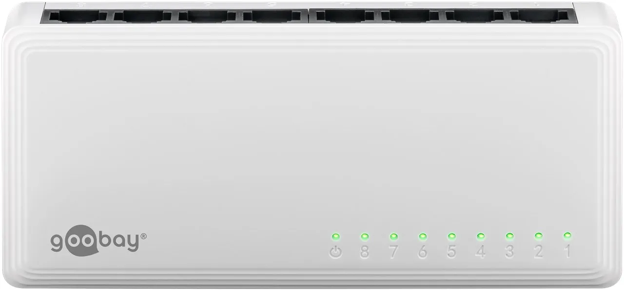 [155698] 8-port Gigabit Ethernet netværksswitch