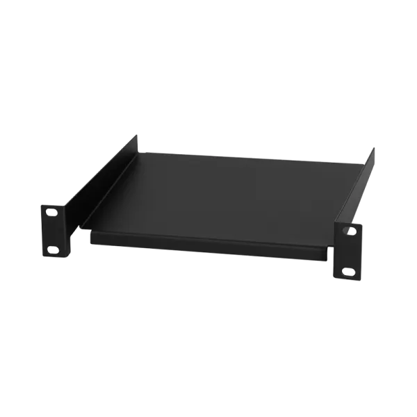 [155812] Cantilever-hylde til 10" rackmontering, 1U, sort