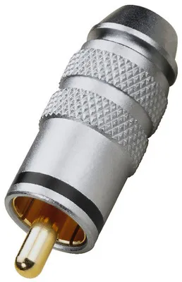 [155827] Phono han guld 6mm. sort