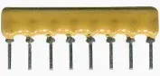 [155983] SIL/SIP-Resistor 0,3W 4R/8P 4K7