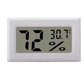 [156181] Panel termometer -50°C til 110°C Humidity Hvid