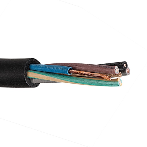 [156-327] Netledning 5x16mm² SORT Gummi