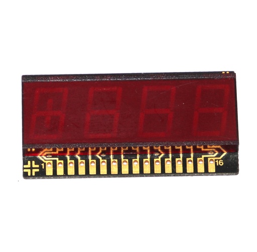 [160721] 7Seg 12,7mm x 4 CC High Efficiency Red