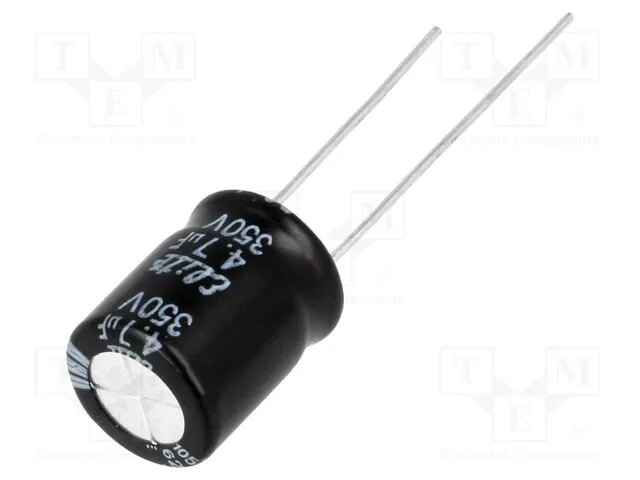 [160765] El-Capacitor 4,7µF/350V 10x12,5 P5,0 (kopi)