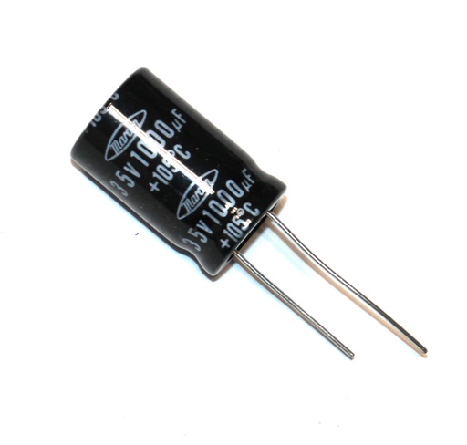 [160775] El-Capacitor 1000µF/35V 16x26,5 P7,5 