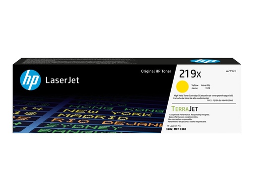 [156347] HP219X Gul 2500 sider toner
