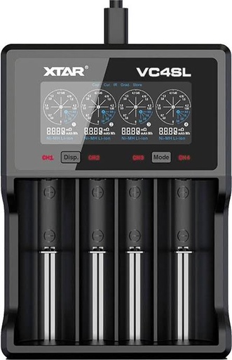 [160857] Batterilader Universal, HD LCD skærm, USB 