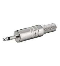 [29918] 3.5 Mono han Metal/Spring (max Ø4,3mm kabel)