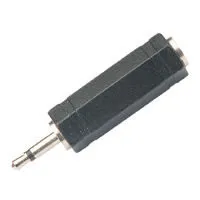 [30019] 3,5mm.  Mono Han - 6,3mm.  Mono Hun Adapter