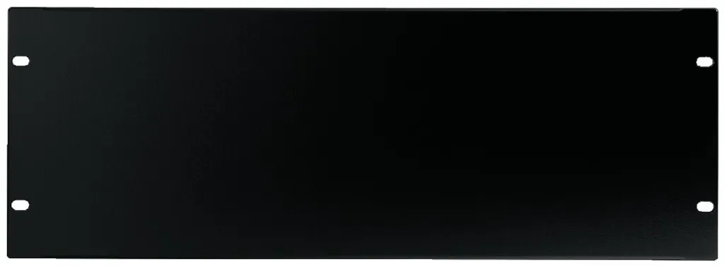 [30940] 19" Frontplade 4U Sort