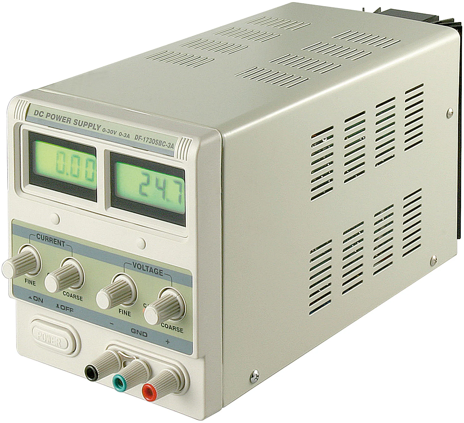 [31379] Laboratoriestrømforsyning 0-30VDC 0-3A