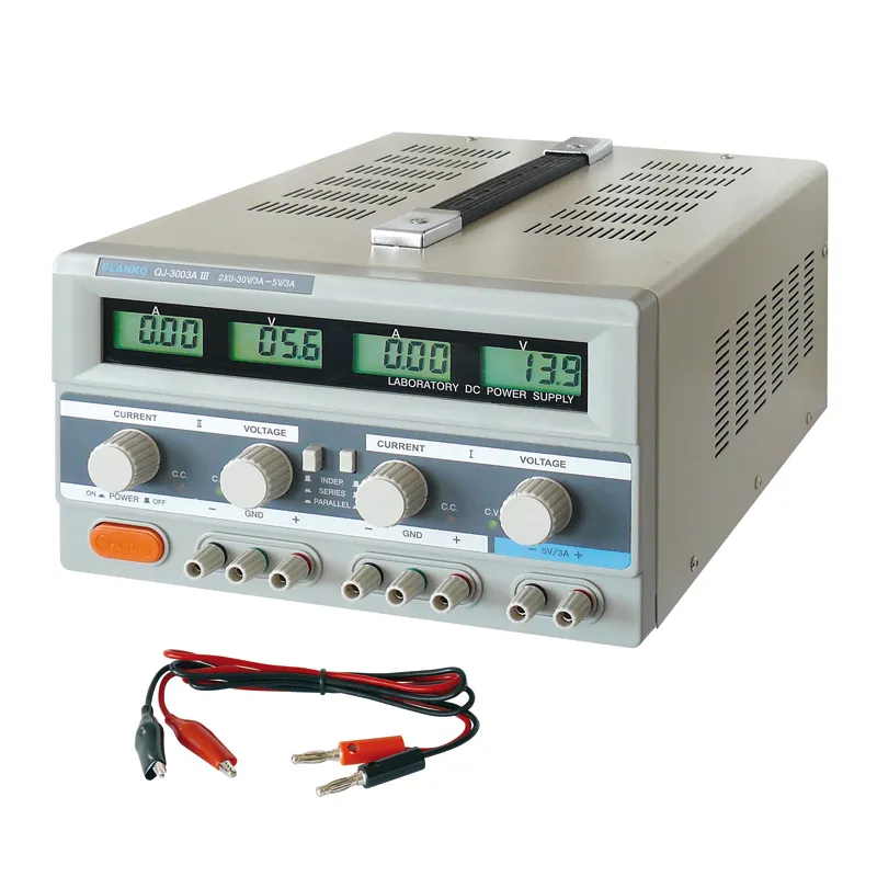 [31380] Dobbelt Laboratoriestrømforsyning 30V / 3A