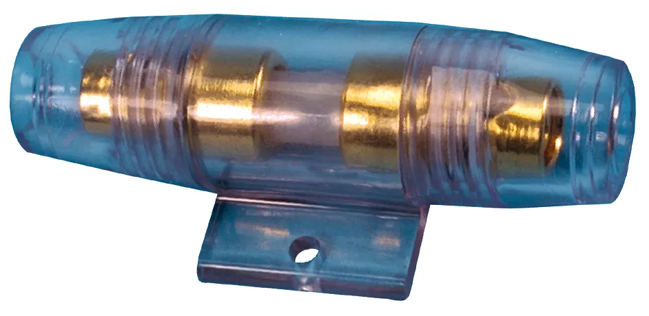 [31919] Sikringsholder for 10x38mm, GULD, for max. 16mm2 kabel