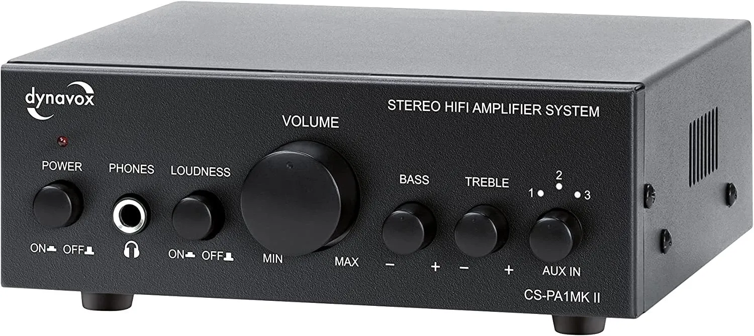 [32009] DYNAVOX mini-forstærker, 2 x 50W, sort