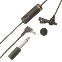 [48276] Tie Clip Microphone DeLuxe 3,5mm. minijack monostik
